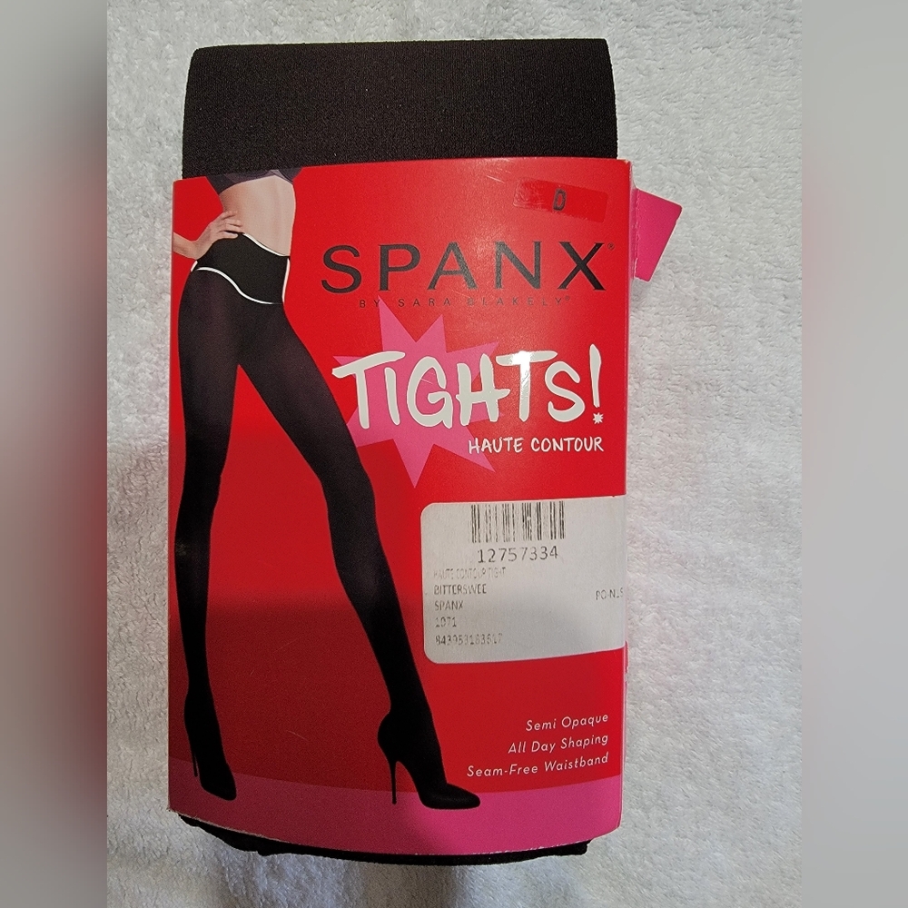 Spanx Dark Brown Tights Size D NWT